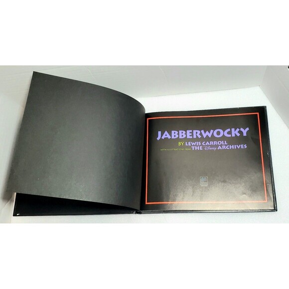 Jabberwocky Lewis Carroll 1992 Disney Press 1st Ed Illustrated HC Book - Picture 2 of 15